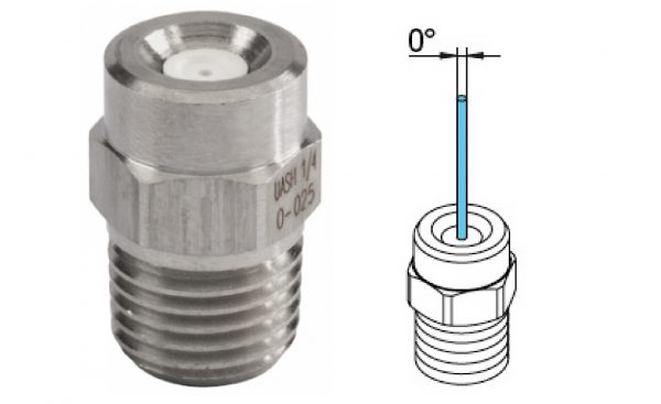Bico Cerãmica 0º - 1-4 NPT M-1