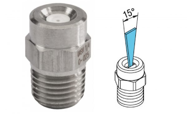 Bico Cerâmica 15º - 1-4 NPT M-1